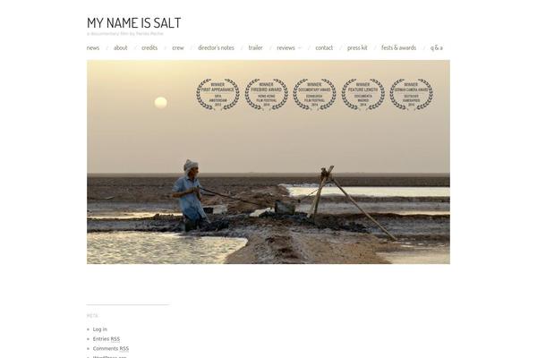 Oxygen theme site design template sample