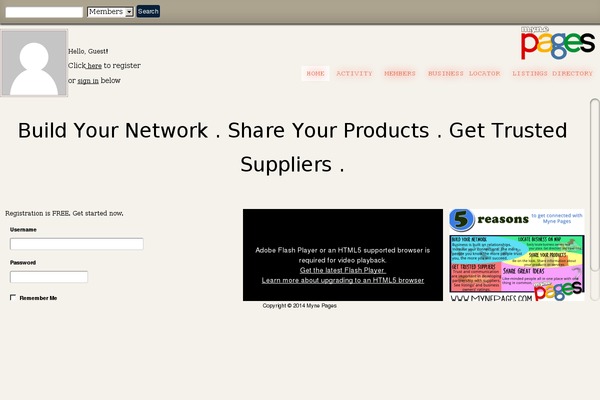 Site using BuddyPress Social plugin