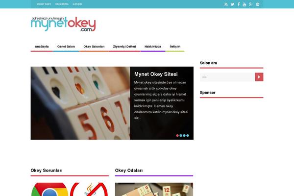 The Gossip theme site design template sample