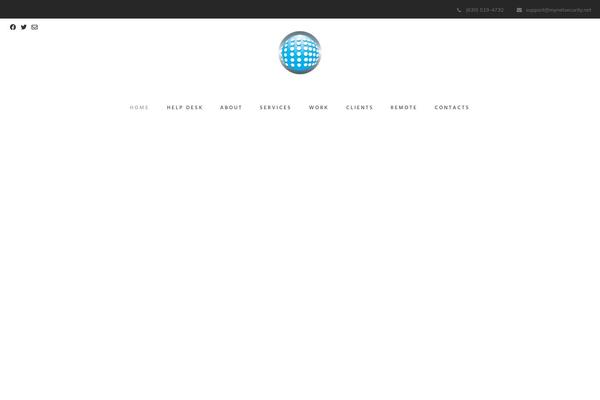 Hazel theme site design template sample