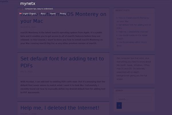 Treville theme site design template sample