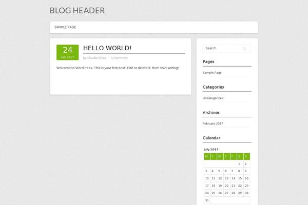Contango theme site design template sample