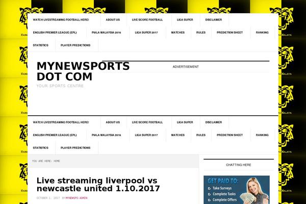 News Pro theme site design template sample