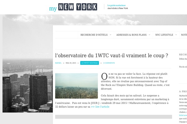 mynewyork.fr site used Atlantica