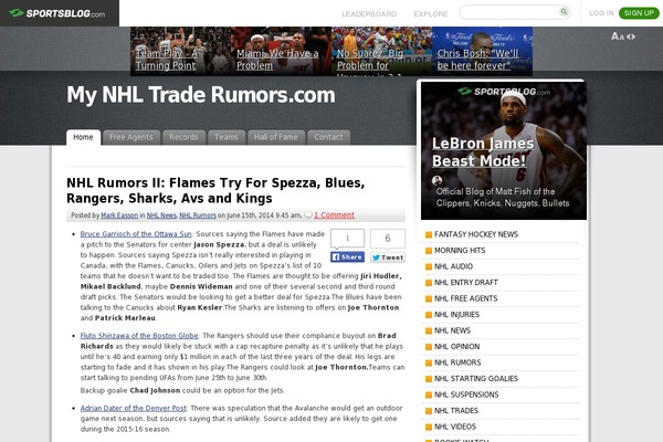 Spotlight theme site design template sample