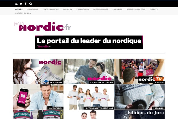 Reader theme site design template sample