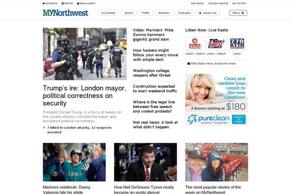 mynorthwest.com site used Bonneville-news-theme