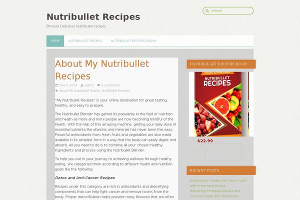 mynutribulletrecipes.com site used Yumblog
