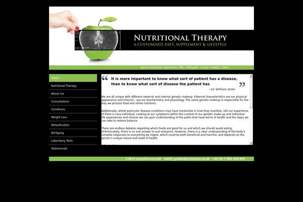 Ultimatum theme site design template sample