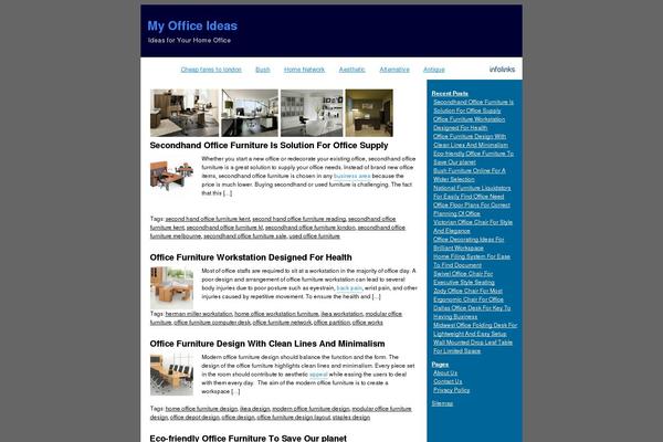 Slick theme site design template sample