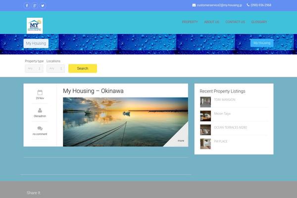 Sweethome theme site design template sample
