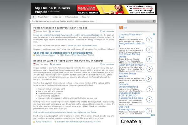 iNove theme site design template sample