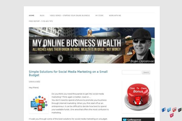 Site using Clifton's Lightbox plugin