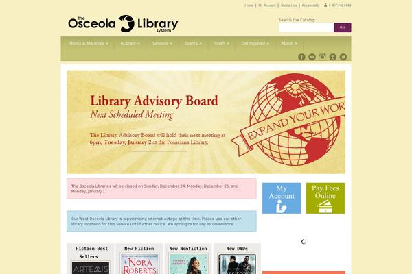 Corpus theme site design template sample