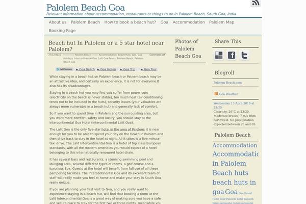 Site using Booking Calendar plugin