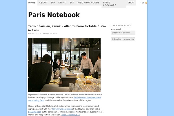 Thesis 1.8 theme site design template sample