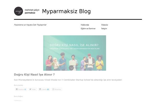 Varia theme site design template sample
