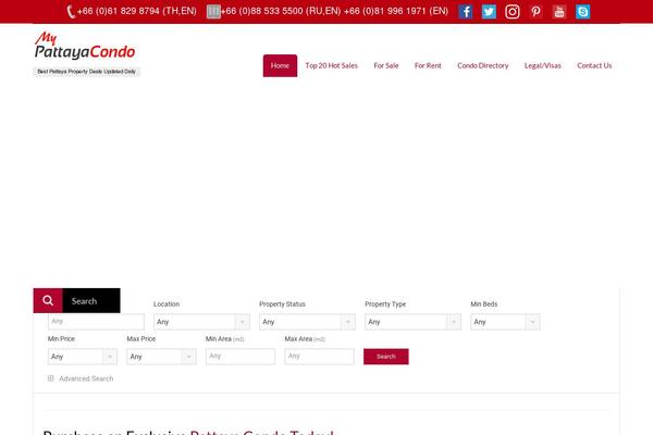 Realhomes Child theme site design template sample