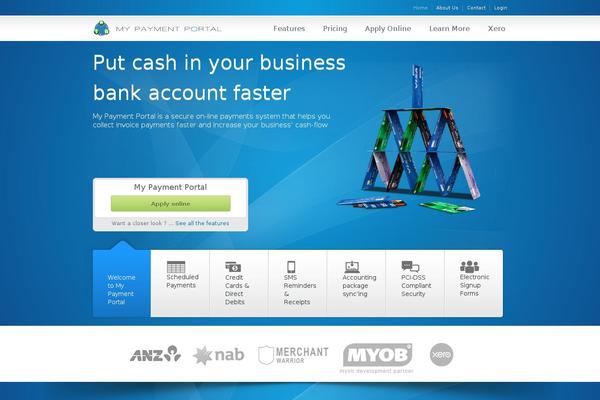 Site using Widgets on Pages plugin