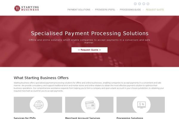 Rocco theme site design template sample
