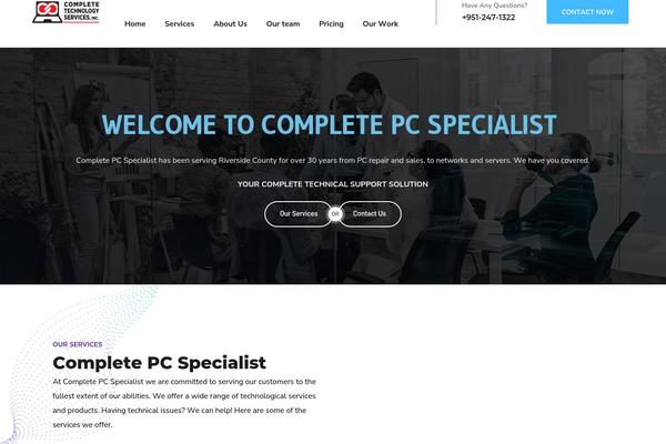 Engitech theme site design template sample