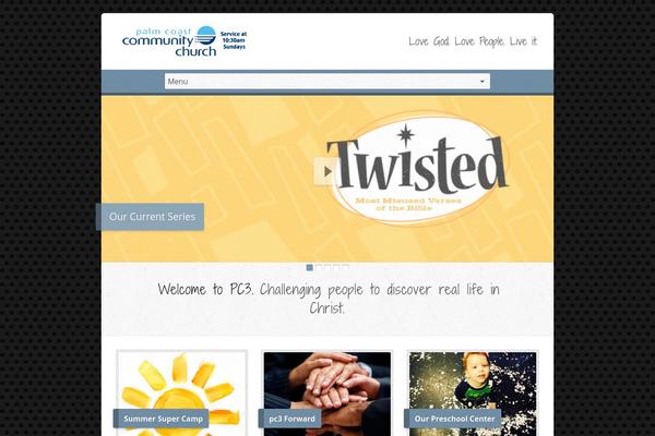 Risen theme site design template sample