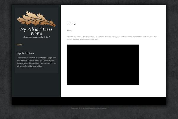 Luminescence Lite theme site design template sample