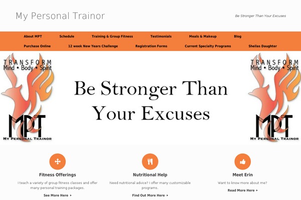 Vantage theme site design template sample