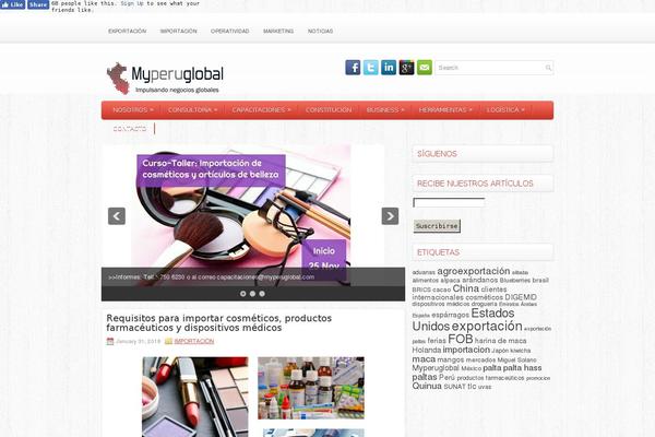 myperuglobal.com site used Stylo