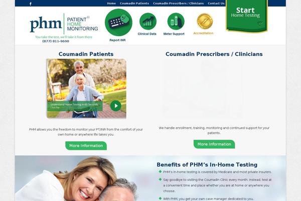 myphm.com site used Myphm-child-theme