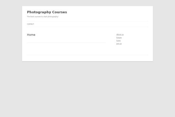 Twentytwelve-child theme site design template sample