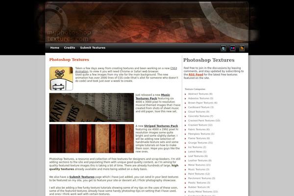 textures theme websites examples