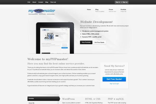 Site using Pricing_wpress plugin