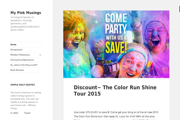 Serena theme site design template sample