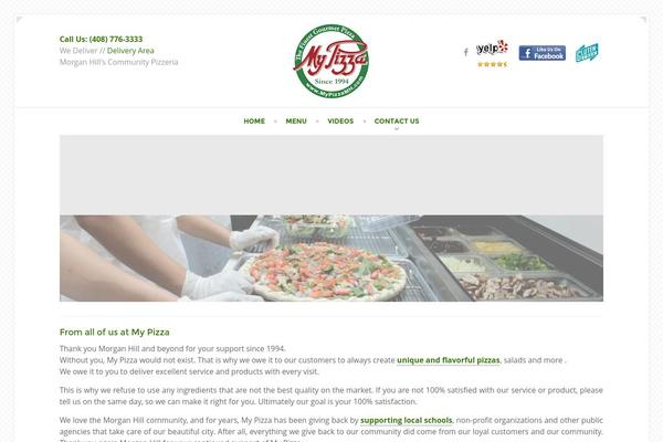 Restaurant theme site design template sample
