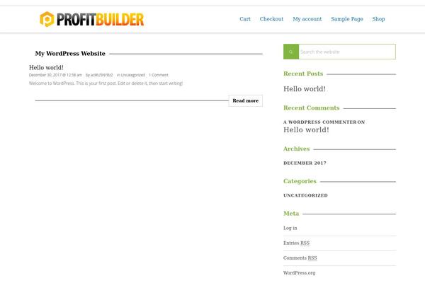 Site using Profit_builder_commerce plugin