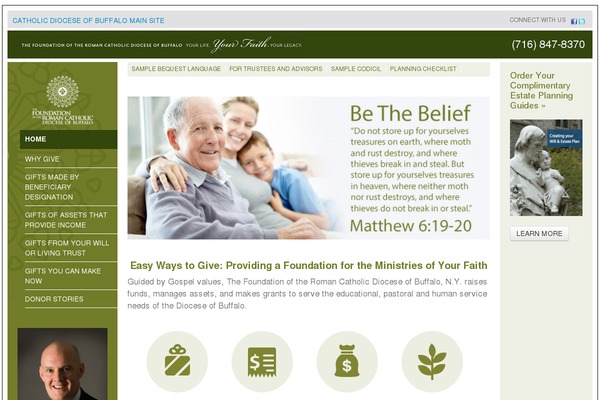 Buffalo theme site design template sample