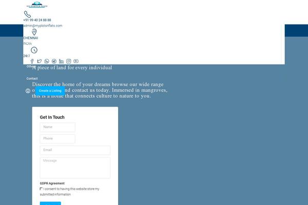 Houzez theme site design template sample