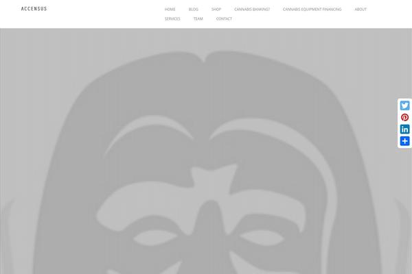 Visia theme site design template sample