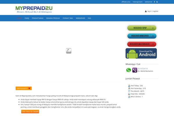 Vizio theme site design template sample