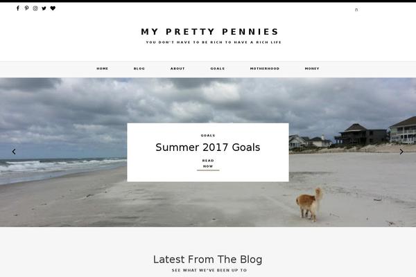 myprettypennies.com site used Twenty-seven-pro