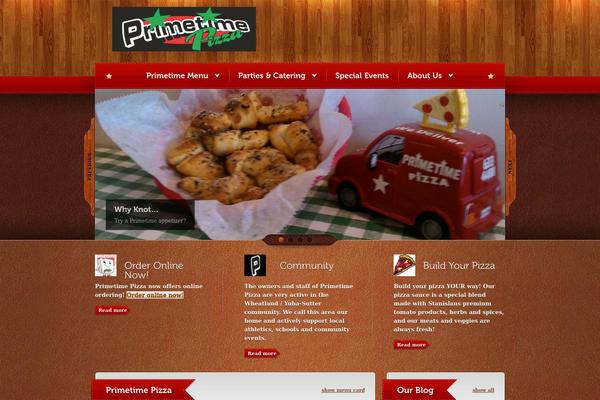 Bordeaux theme site design template sample