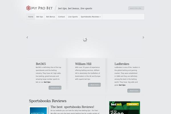 Minimal theme site design template sample