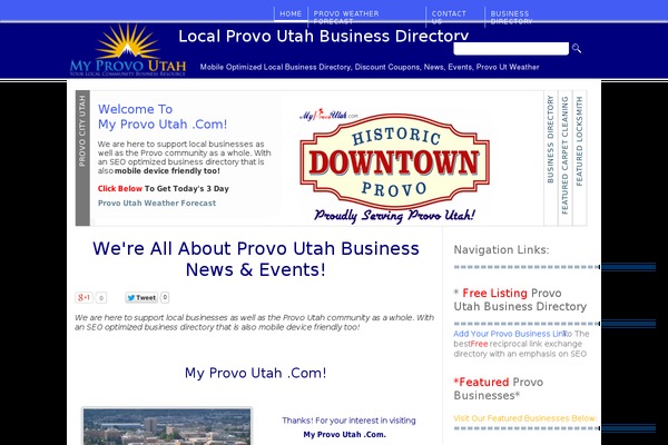 Site using Dynamic Content Gallery plugin