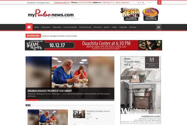 Sahifa Child theme site design template sample