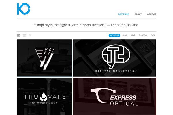 Daisho theme site design template sample
