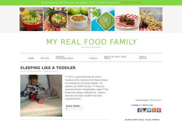 myrealfoodfamily.com site used KadenceWP