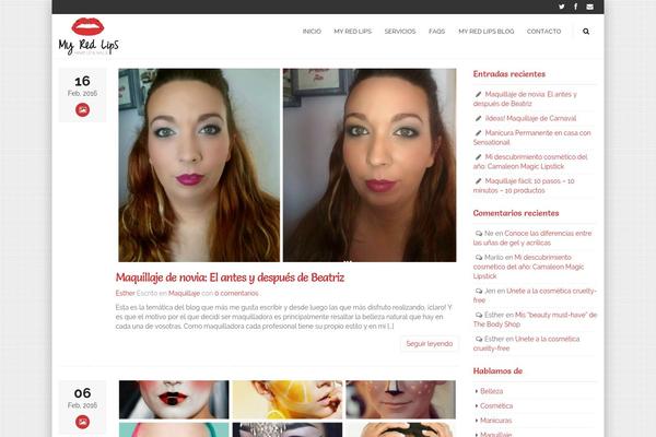 MX theme site design template sample