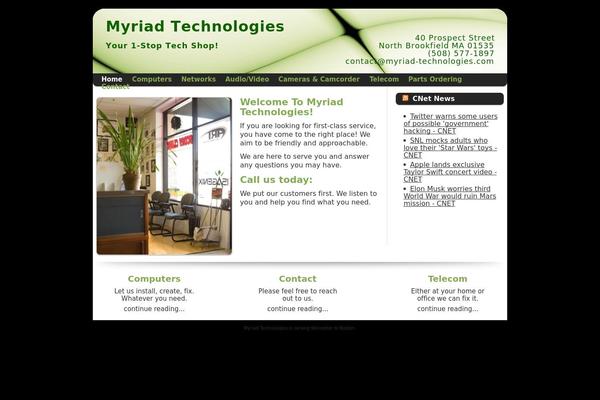 Smallbiz theme site design template sample