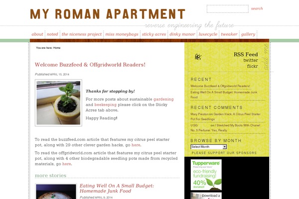 Site using Flickr Gallery plugin